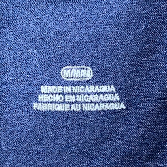 Houston Astros World Series Champions T-Shirt Top Men's Medium Blue Logo 2017 - Picture 5 of 8